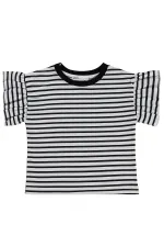 Lot de t-shirts noirs pour filles, 2-5 ans