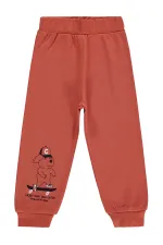Pantalon de survêtement garçon, KM 2-5 ans, orange foncé - Lot
