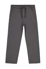 Pantalon garçon 6-9 ans, couleur fumée - Emballage
