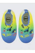 Erkek Çocuk Deniz Ayakkabısı 21-25 Numara Mavi - Paket