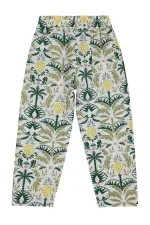 Girls' Trousers, Ages 6-9, Off-White - Pack