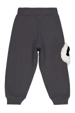 Bas de survêtement garçon 2-5 ans anthracite - Lot