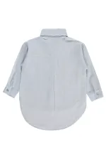 Girls' Shirt, Ages 2-5, Blue - Pack