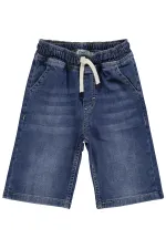 Pantalon Capri garçon, 6-9 ans, bleu clair - Lot