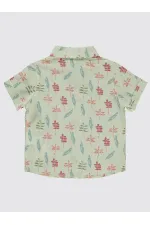 Bebek Gömlek 0-24 Ay Ekru - Paket