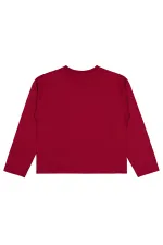 Girl's Sweatshirt 10-13 Years Old Burgundy - Package