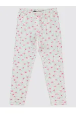 Collants pour filles de 6 à 9 ans, écru - Paquet