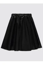 Kız Çocuk Etek 10-13 Yaş Siyah - Paket