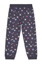 Girls Tracksuit Bottoms 6-9 Years Old Anthracite - Pack