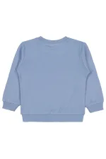 Kız Çocuk Sweatshirt Km 2-5 Yaş Mavi - Paket