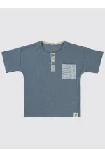 Boys T-Shirt 6-9 Years Indigo - Package