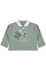 Bebek Sweatshirt 0-24 Ay Çağla Yeşili - Paket