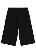 Pantalon Capri pour filles, 10-13 ans, noir - Lot