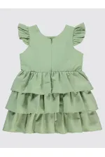Girl's Vest and Dress Ages 2-5, Almond Green - Package