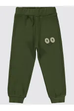 Bas de survêtement garçon 2-5 ans kaki - Lot