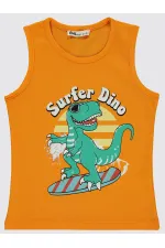 Boys T-Shirt 2-5 Years Old Light Orange - Package