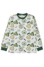 Ensemble pyjama garçon, 6-9 ans, vert tendre - Emballage Ensemble pyjama garçon, 6-9 ans, vert tendre - Emballage