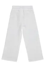 Girls' Trousers, Ages 2-5, White - Pack