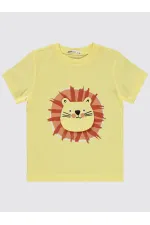 Boys Pajama Set 2-5 Years Old Light Yellow - Package