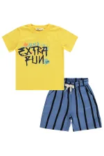Boys' Team Set 2-5 Years Yellow-Indigo - Pack