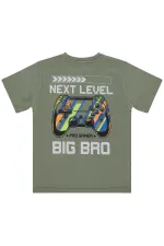 Boys' T-Shirt KM 6-9 Years Khaki - Pack