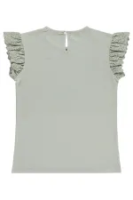 Kız Çocuk Tişört 10-13 Yaş Çağla Yeşili - Paket