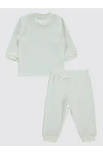Bebek Pijama Takımı 0-24 Ay Ekru - Paket