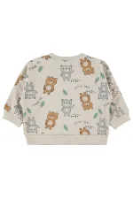 Bebek Sweatshirt 0-24 Ay FilDişi - Paket