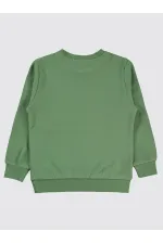 Erkek Çocuk Sweatshirt 2-5 Yaş Açık Haki - Paket
