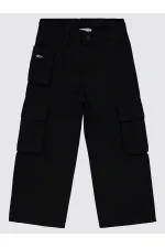 Kız Çocuk Pantolon 2-5 Yaş Siyah - Paket