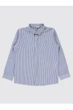 Erkek Çocuk Gömlek 10-13 Yaş Mavi - Paket