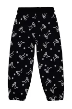Girls Tracksuit Bottoms 2-5 Years Old Black - Pack