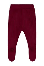 Baby Tracksuit Bottoms 0-24 Months Claret Red - Pack