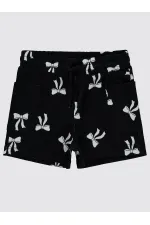 Short noir pour fille de 2 à 5 ans - Emballage