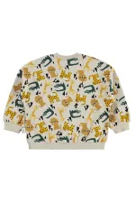 Bebek Sweatshirt 0-24 Ay Taş Rengi - Paket