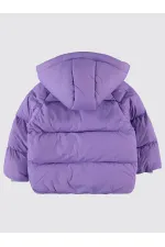Kız Çocuk Mont 2-5 Yaş Mor - Paket