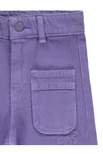 Kız Çocuk Pantolon 2-5 Yaş Mor - Paket