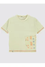 Erkek Çocuk Tişört 6-9 Yaş Ekru - Paket