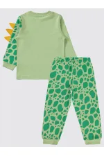 Boys Pajama Set 2-5 Years Old Soft Khaki - Package