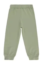 Pantalon de survêtement garçon Km 2-5 ans Kaki doux - Lot