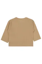 Sweat-shirt garçon beige 2-5 ans - Emballage