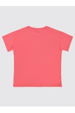 Girls T-Shirt 10-13 Years Old Sunset Coral - Package