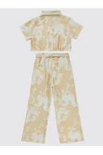 Girls' Set 6-9 Years Beige - Package