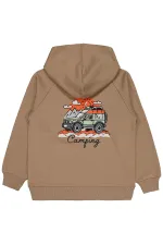 Sweat-shirt garçon marron 6-9 ans - Emballage