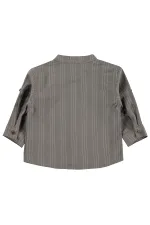 Bebek Gömlek 0-24 Ay Acı Kahve - Paket