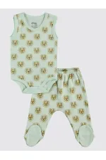 Bebek Zıbın Takımları 0-24 Ay Mint - Paket