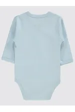 Body bébé à boutons-pression bleu 0-24 mois - Emballage