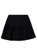 Kız Çocuk Etek 6-9 Yaş Siyah - Paket