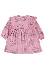 Bebek Jile ve Elbise 6-18 Ay Pembe - Paket