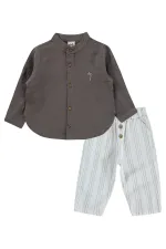 Bebek Takım 0-24 Ay Acı Kahve - Paket